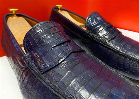 mens prada crocodile shoes|prada crocodile shoes products for sale .